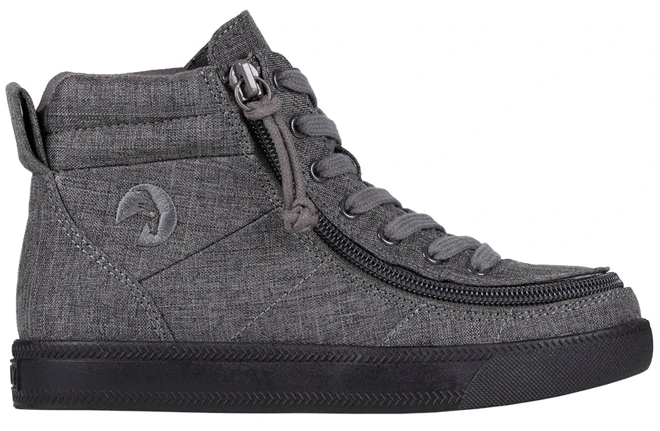 FINAL SALE - Charcoal Jersey BILLY Street High Tops 4 FINAL SALE - Charcoal Jersey BILLY Street High Tops - Image 2