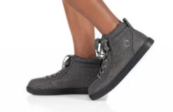 FINAL SALE - Charcoal Jersey BILLY Street High Tops 20 FINAL SALE - Charcoal Jersey BILLY Street High Tops -Fashion Shoe Store BK21310 021 studio standing 1 940x614 0c8c0be5 f661 49e2 9bfb 9cd0364731bb