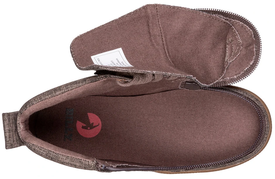 Brown Jersey BILLY Street High Tops 6 Brown Jersey BILLY Street High Tops - Image 4