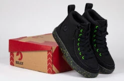 FINAL SALE - Black/Green Speckle BILLY Classic Lace High Tops -Fashion Shoe Store BK22100 002 studio 2 940x614 bc5cf68a 132c 486a bcf2 11eeabd5f321