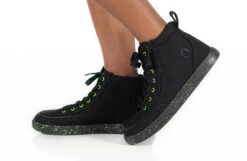 FINAL SALE - Black/Green Speckle BILLY Classic Lace High Tops -Fashion Shoe Store BK22100 002 studio standing 1 940x614 97dfb5cf 3a86 40af 95bd 9581bd74289c