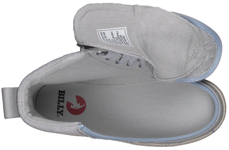 FINAL SALE - Grey/Blue Speckle BILLY Classic Lace High Tops 6 FINAL SALE - Grey/Blue Speckle BILLY Classic Lace High Tops - Image 4