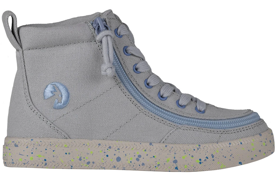 FINAL SALE - Grey/Blue Speckle BILLY Classic Lace High Tops 4 FINAL SALE - Grey/Blue Speckle BILLY Classic Lace High Tops - Image 2