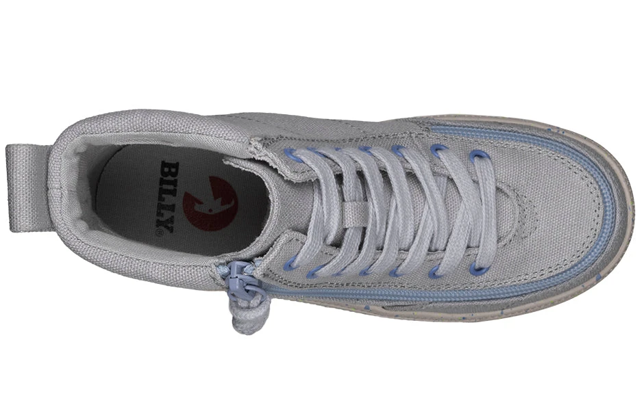 FINAL SALE - Grey/Blue Speckle BILLY Classic Lace High Tops 5 FINAL SALE - Grey/Blue Speckle BILLY Classic Lace High Tops - Image 3