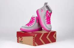 FINAL SALE - Grey/Pink BILLY Classic Lace High Tops -Fashion Shoe Store BK22100 050 studio 3 940x614 5f98c15a 4393 4efb 896c fba8a6c86595