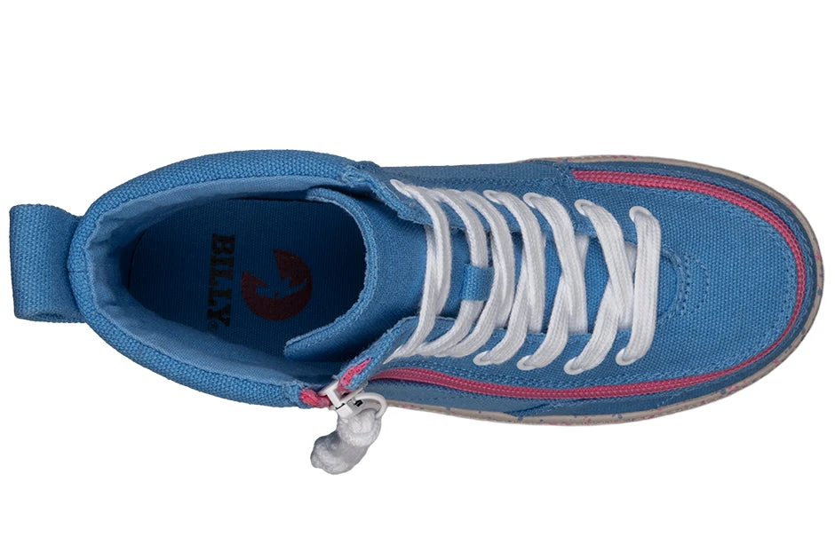 FINAL SALE - Blue/Pink Speckle BILLY Classic Lace High Tops 5 FINAL SALE - Blue/Pink Speckle BILLY Classic Lace High Tops - Image 3