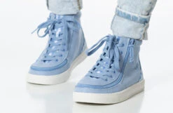 FINAL SALE - Blue Gingham BILLY Classic Lace High Tops -Fashion Shoe Store BK22100 450 studio standing 2 940x614 ee26932e daad 4d25 8b06 312a430ad5d5