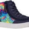 Navy Tie Dye BILLY Street High Tops -Fashion Shoe Store BK22110 410 45 lateral 940x614 88f9a79e 3806 4e2d 9e80 0344741f9248