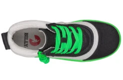 FINAL SALE - Black/Green BILLY Street Short Wrap High Tops -Fashion Shoe Store BK22111 002 top 940x614 707a39ff 6252 4ed8 9ca1 9442722b357b