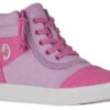 FINAL SALE - Pink/Pink BILLY Street Short Wrap High Tops -Fashion Shoe Store BK22111 650 45 lateral 940x614 ca5316cf 2d25 46d8 988c 669f3a68817c