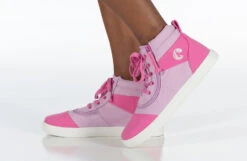 FINAL SALE - Pink/Pink BILLY Street Short Wrap High Tops -Fashion Shoe Store BK22111 650 studio standing 1 940x614 e04dd97a 7a61 4a08 a49f d38f029cf101