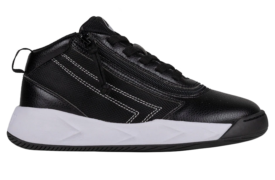 FINAL SALE - Black/White BILLY Sport Hoop Athletic Sneakers 4 FINAL SALE - Black/White BILLY Sport Hoop Athletic Sneakers - Image 2
