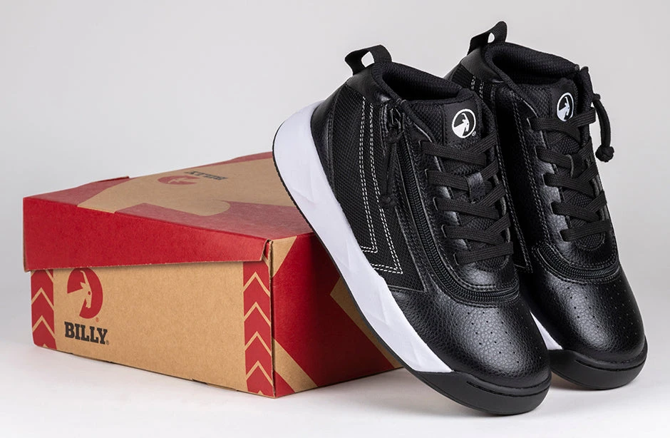 FINAL SALE - Black/White BILLY Sport Hoop Athletic Sneakers 9 FINAL SALE - Black/White BILLY Sport Hoop Athletic Sneakers - Image 7