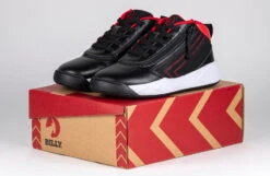 FINAL SALE - Black/Red BILLY Sport Hoop Athletic Sneakers -Fashion Shoe Store BK22132 003 studio 1 940x614 c02eebcf c8f6 4afa 9d7f cdd7ec968847