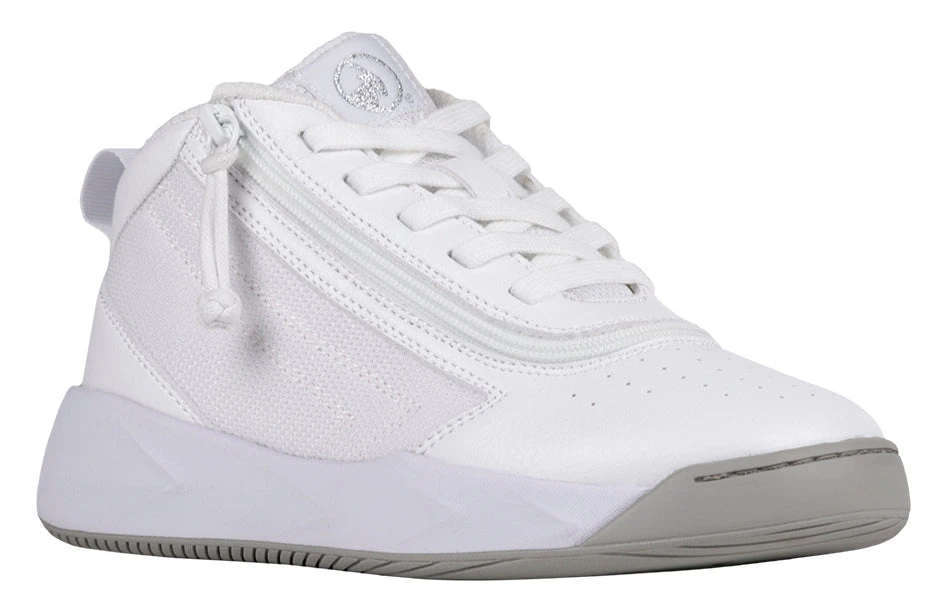 FINAL SALE - White BILLY Sport Hoop Athletic Sneakers 3 FINAL SALE - White BILLY Sport Hoop Athletic Sneakers