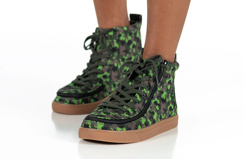 FINAL SALE - Green Dino BILLY Classic Lace High Tops 13 FINAL SALE - Green Dino BILLY Classic Lace High Tops - Image 11
