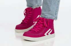 Fuchsia/White BILLY CS Sneaker High Tops -Fashion Shoe Store BK22342 670 studio standing 2 940x614 96909282 0aad 4e99 ac85 ab04c99b2275