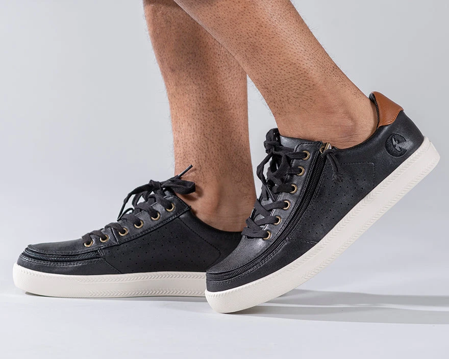 FINAL SALE - Men's Black BILLY Low Sneakers 8 FINAL SALE - Men's Black BILLY Low Sneakers - Image 6