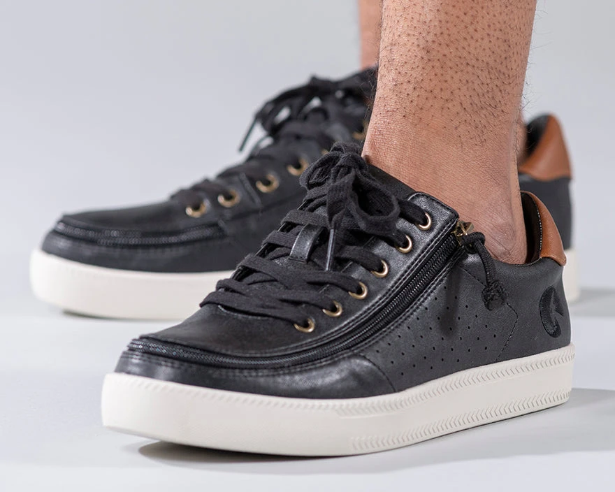 FINAL SALE - Men's Black BILLY Low Sneakers 10 FINAL SALE - Men's Black BILLY Low Sneakers - Image 8
