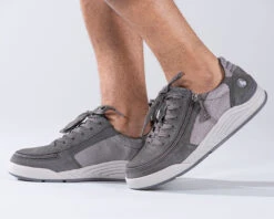 FINAL SALE - Men's Charcoal Suede/Mesh BILLY Comfort Classic Lows -Fashion Shoe Store BM20102 021 Studio1 880x704 1