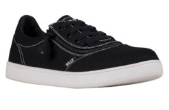 FINAL SALE - Men's Black/White Stitch BILLY Sneaker Low Tops