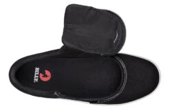 FINAL SALE - Men's Black/White Stitch BILLY Sneaker Low Tops -Fashion Shoe Store BM22128 002 open 940x614 53f0a2f4 1565 46e5 8c63 c07403b3bd45