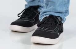 FINAL SALE - Men's Black/White Stitch BILLY Sneaker Low Tops -Fashion Shoe Store BM22128 002 studio standing 2 940x614 f9d97bab e6a0 4635 8023 189b09868fe8