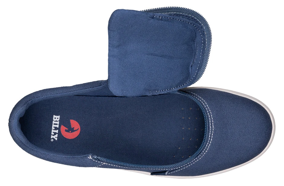 FINAL SALE - Men's Blue/White Stitch BILLY Sneaker Low Tops 6 FINAL SALE - Men's Blue/White Stitch BILLY Sneaker Low Tops - Image 4