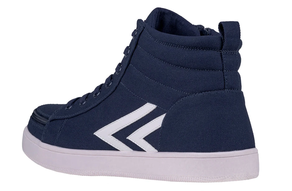 Men's Navy/White BILLY CS Sneaker High Tops 5 Men's Navy/White BILLY CS Sneaker High Tops - Image 3