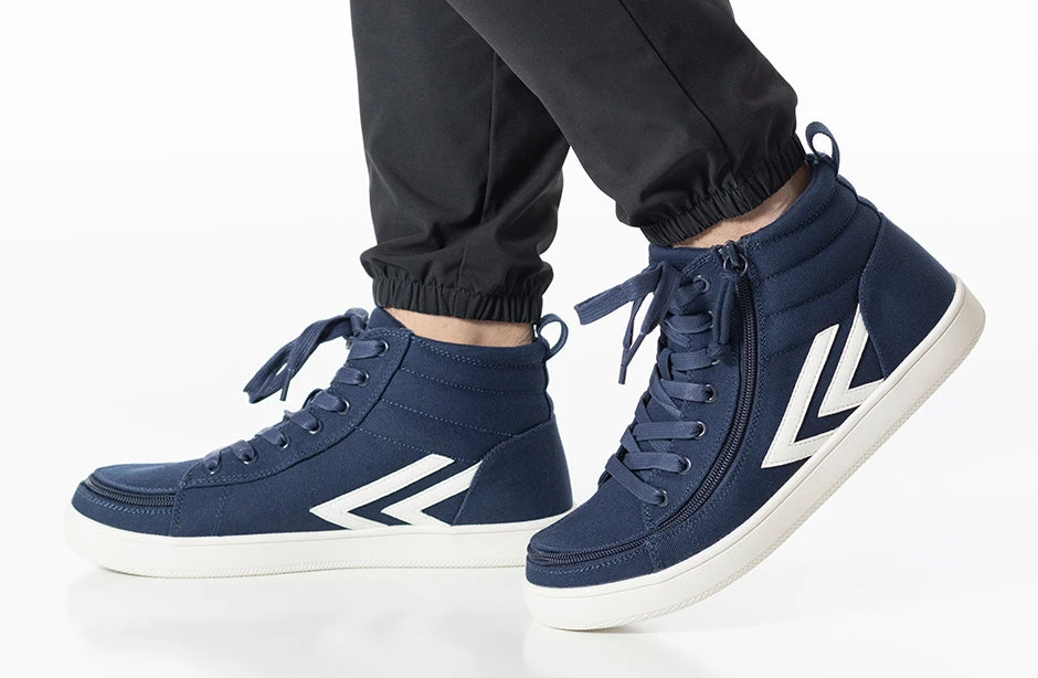 Men's Navy/White BILLY CS Sneaker High Tops 12 Men's Navy/White BILLY CS Sneaker High Tops - Image 10