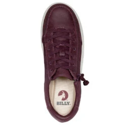 FINAL SALE - Women's Burgundy BILLY Sneaker Lows -Fashion Shoe Store BW20305 601 Top 880x880 1