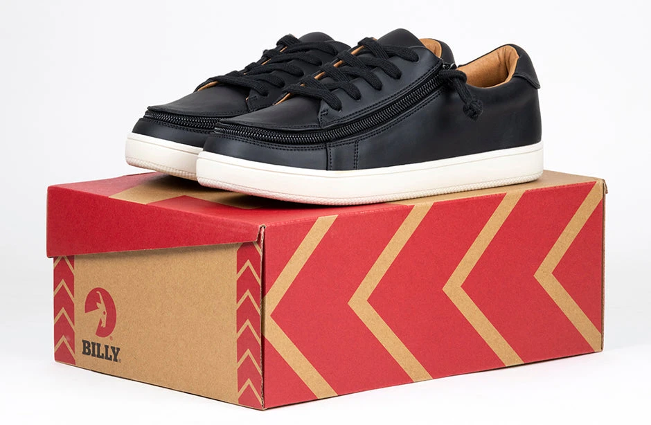 FINAL SALE - Women's Black BILLY Sneaker Low Tops 10 FINAL SALE - Women's Black BILLY Sneaker Low Tops - Image 8