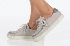 FINAL SALE - Women's Light Grey BILLY Sneaker Low Tops -Fashion Shoe Store BW22128 051 studio standing 1 940x614 748bb38d 6e63 41e4 9e89 f3651d21e8a0