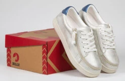 FINAL SALE - Women's White (Navy Mustache) BILLY Sneakers 18 FINAL SALE - Women's White (Navy Mustache) BILLY Sneakers -Fashion Shoe Store BW22128 101 studio 2 940x614 a13b39ce f51a 407f a43a ee8e1ced2a8d