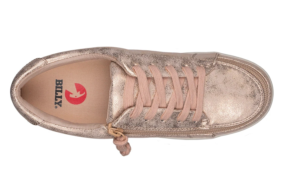 FINAL SALE - Women's Rose Gold BILLY Sneakers 5 FINAL SALE - Women's Rose Gold BILLY Sneakers - Image 3