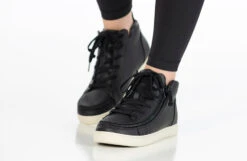 FINAL SALE - Women's Black BILLY Sneaker Lace Mid Tops 21 FINAL SALE - Women's Black BILLY Sneaker Lace Mid Tops -Fashion Shoe Store BW22135 001 studio standing 2 940x614 6ed14d79 c7fe 459a a0be ee716a42eceb