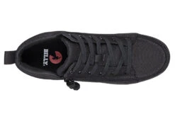 FINAL SALE - Women's Black To The Floor BILLY Sneaker Lace Mid Tops -Fashion Shoe Store BW22135 003 top 940x614 3a14e6f4 9e56 4a3b 958e 31e4c61574e1