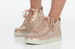 FINAL SALE - Women's Rose Gold BILLY Sneaker Lace Mid Tops 21 FINAL SALE - Women's Rose Gold BILLY Sneaker Lace Mid Tops -Fashion Shoe Store BW22135 680 studio standing 2 940x614 13d74b55 0ea3 4179 b442 e5a47fe19c23