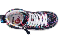 Sasha Splatter BILLY Classic Lace High Tops -Fashion Shoe Store bk23100 009 top 940x614 52454109299 o