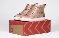 Rose Gold Daisy BILLY Classic Lace High Tops -Fashion Shoe Store bk23100 680 on box 1 940x614 52550445675 o