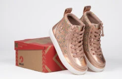 Rose Gold Daisy BILLY Classic Lace High Tops -Fashion Shoe Store bk23100 680 on box 2 940x614 52550267714 o
