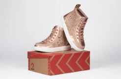 Rose Gold Daisy BILLY Classic Lace High Tops -Fashion Shoe Store bk23100 680 on box 3 940x614 52549973251 o