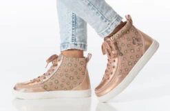 Rose Gold Daisy BILLY Classic Lace High Tops -Fashion Shoe Store bk23100 680 studio standing 1 940x614 52633049482 o