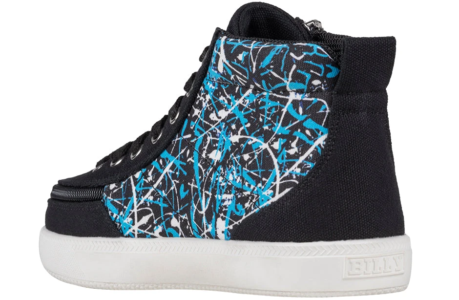 Black Graffiti BILLY Classic D|R II High Tops 5 Black Graffiti BILLY Classic D|R II High Tops - Image 3