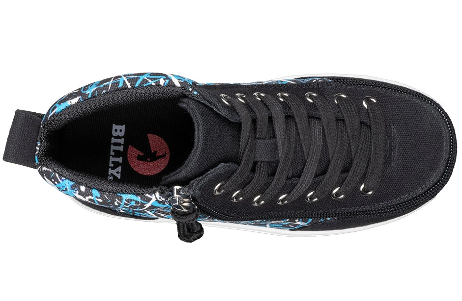 Black Graffiti BILLY Classic D|R II High Tops 6 Black Graffiti BILLY Classic D|R II High Tops - Image 4