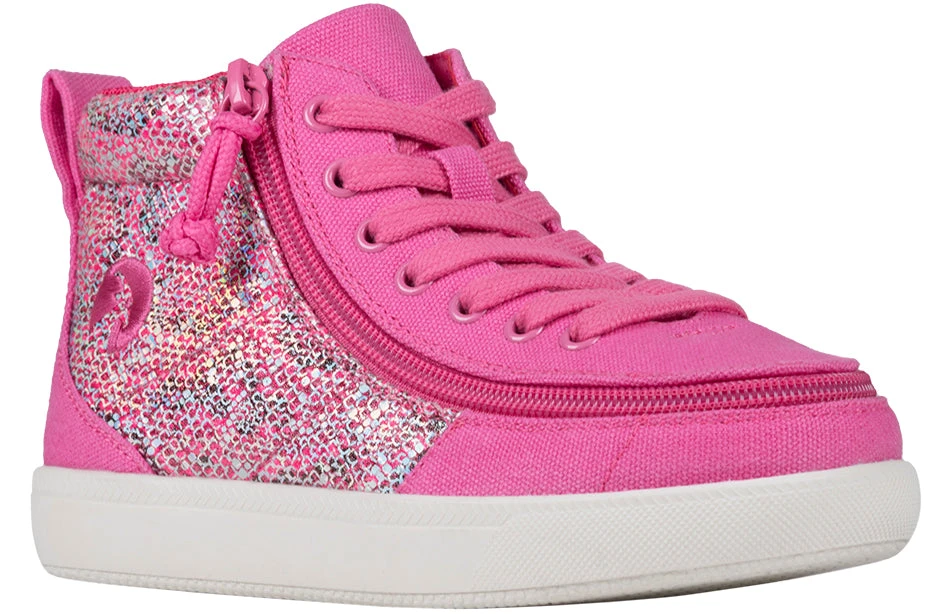 Fuchsia Snake BILLY Classic D|R II High Tops 3 Fuchsia Snake BILLY Classic D|R II High Tops