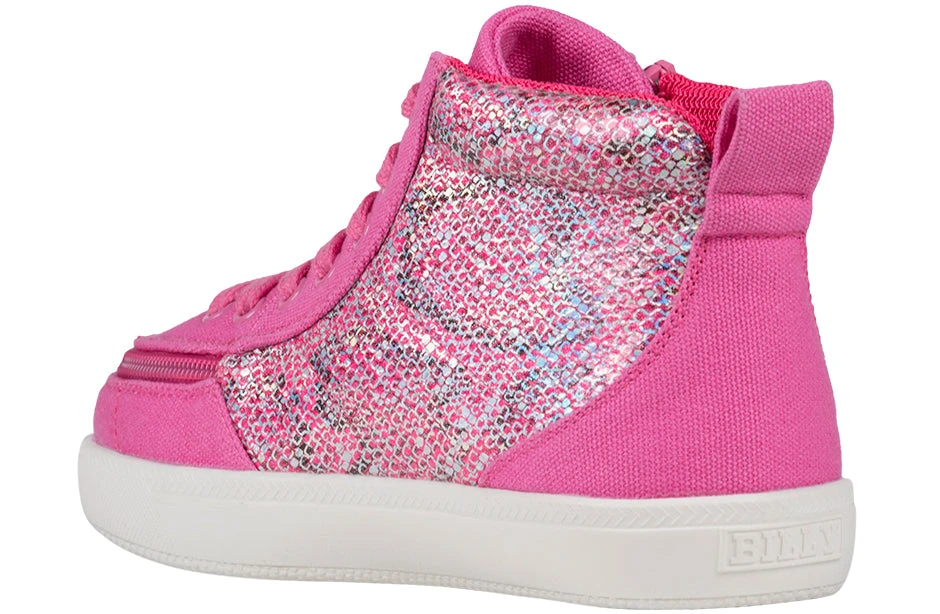 Fuchsia Snake BILLY Classic D|R II High Tops 5 Fuchsia Snake BILLY Classic D|R II High Tops - Image 3