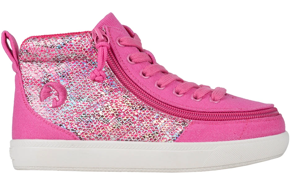 Fuchsia Snake BILLY Classic D|R II High Tops 4 Fuchsia Snake BILLY Classic D|R II High Tops - Image 2
