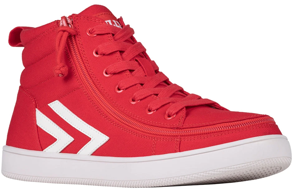 Men's Red/White BILLY CS Sneaker High Tops 2 Men's Red/White BILLY CS Sneaker High Tops