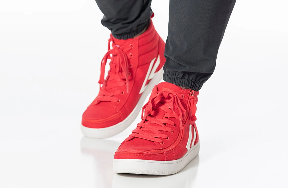 Men's Red/White BILLY CS Sneaker High Tops 12 Men's Red/White BILLY CS Sneaker High Tops - Image 11